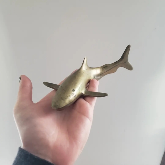 Vintage Other - Vintage brass shark